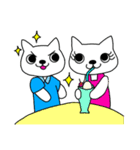 夏休みネコ（個別スタンプ：15）