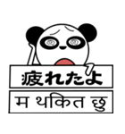 ちゃ～ちゃんパンダ（日本語＆ネパール語）（個別スタンプ：39）