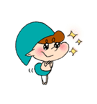 とんがり帽子のコビトさん（個別スタンプ：4）