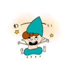 とんがり帽子のコビトさん（個別スタンプ：24）