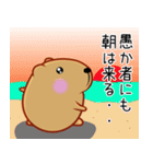 きゃぴばら【名言編2】（個別スタンプ：13）