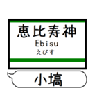 日光線 烏山線 駅名 シンプル＆いつでも（個別スタンプ：32）