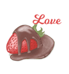 Sweet strawberries (EN)（個別スタンプ：14）