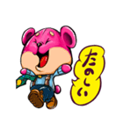 ラダーの日常生活と生態（個別スタンプ：8）