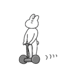 うさぽんの楽しいキャンパスライフ（個別スタンプ：6）