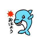 夏のイルカスタンプ（個別スタンプ：1）