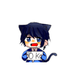 日常のゆるーいミニ猫少年☆（個別スタンプ：2）