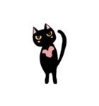 がんばる黒猫スタンプ1（個別スタンプ：9）