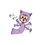 ねこにんげん②（個別スタンプ：3）