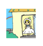 日常的な怪しいキャツら（個別スタンプ：1）