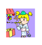 日常的な怪しいキャツら（個別スタンプ：8）