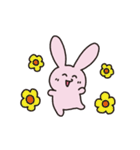 とってもかわいいねむりうさぎ（個別スタンプ：35）