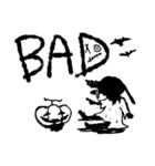 モノクロworld（個別スタンプ：4）