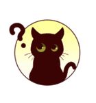 黒猫スタンプちゃん（個別スタンプ：28）