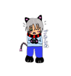 萌え猫クロロ君❤（個別スタンプ：4）