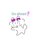 パールちんと人間のお友達2（個別スタンプ：3）