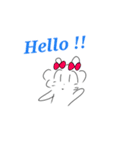 パールちんと人間のお友達2（個別スタンプ：8）