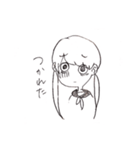 ツインテールのテールの部分がもやしの女（個別スタンプ：6）
