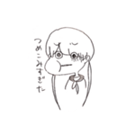 ツインテールのテールの部分がもやしの女（個別スタンプ：22）