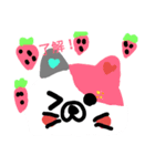 みかんと、ぴぃ、いちご、めろん、ぶどう（個別スタンプ：3）