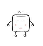 マシュマロくん1（個別スタンプ：3）