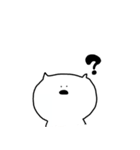 あいさつをする会社員のねこさん（個別スタンプ：17）