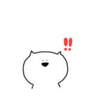 あいさつをする会社員のねこさん（個別スタンプ：18）