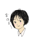 女の子の気持ち #001（個別スタンプ：1）