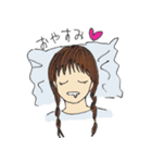 女の子の気持ち #001（個別スタンプ：2）