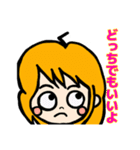 表情豊かでリアクション大きめの女の子6（個別スタンプ：28）
