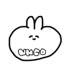 うさぎ風なんだよな（個別スタンプ：3）
