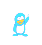 みずいろのぺんぎん（個別スタンプ：2）