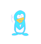 みずいろのぺんぎん（個別スタンプ：9）