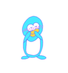 みずいろのぺんぎん（個別スタンプ：12）