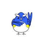 ルリビタキちゃん 夏（個別スタンプ：5）