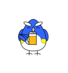 ルリビタキちゃん 夏（個別スタンプ：9）