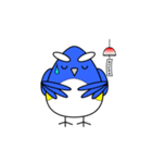 ルリビタキちゃん 夏（個別スタンプ：11）