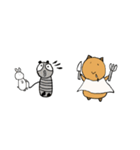 ほっこり動物スタンプ - リス・アナグマ（個別スタンプ：7）