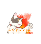 日本猫スタンプ（個別スタンプ：34）