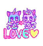 Unicorn Cats Sophia＆Lily LOVELY DAYS（個別スタンプ：8）