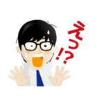 真面目男子のビジネス専用スタンプ（個別スタンプ：29）