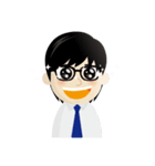 真面目男子のビジネス専用スタンプ（個別スタンプ：33）