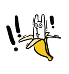 Banana Rabbit バナナウサギ（個別スタンプ：4）