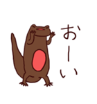 アカハライモリくん～お母さん用～（個別スタンプ：37）