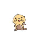 水辺のなかま ラッコくん（個別スタンプ：1）