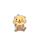 水辺のなかま ラッコくん（個別スタンプ：3）