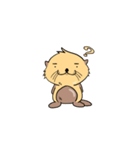 水辺のなかま ラッコくん（個別スタンプ：14）