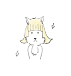 おしゃれまえがみーぬ（個別スタンプ：1）