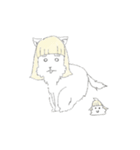 おしゃれまえがみーぬ（個別スタンプ：12）