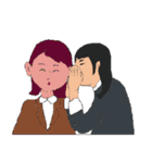働く女性シリーズ： ロング JW（個別スタンプ：11）